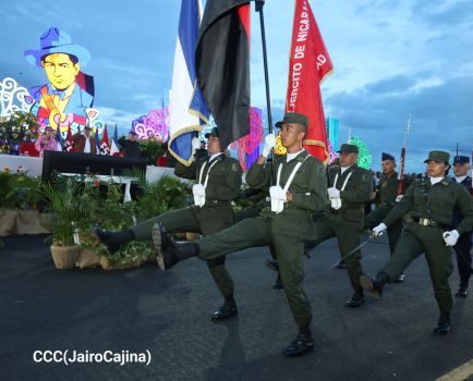 Acto del 47.° aniversario de fundación del Ejército de Nicaragua