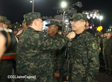 Acto del 47.° aniversario de fundación del Ejército de Nicaragua