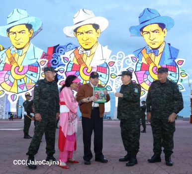 Acto del 47.° aniversario de fundación del Ejército de Nicaragua