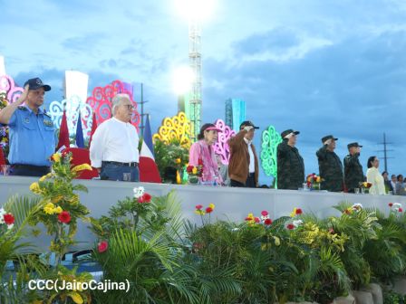 Acto del 47.° aniversario de fundación del Ejército de Nicaragua