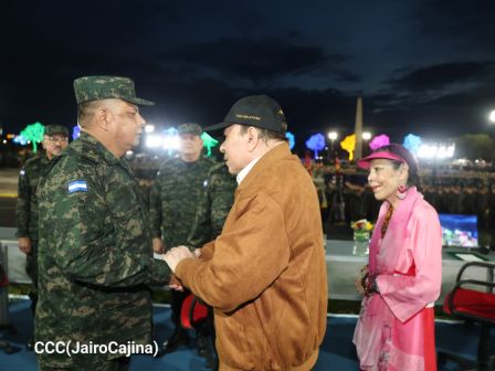 Acto del 47.° aniversario de fundación del Ejército de Nicaragua