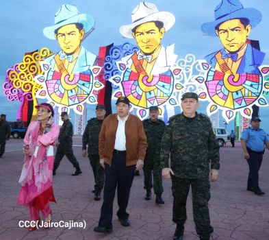Acto del 47.° aniversario de fundación del Ejército de Nicaragua