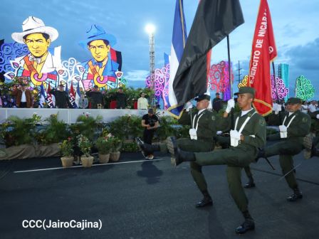 Acto del 47.° aniversario de fundación del Ejército de Nicaragua