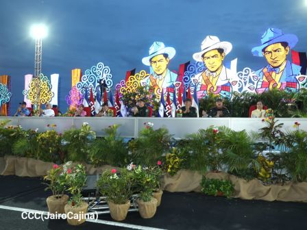 Acto del 47.° aniversario de fundación del Ejército de Nicaragua