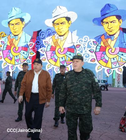 Acto del 47.° aniversario de fundación del Ejército de Nicaragua