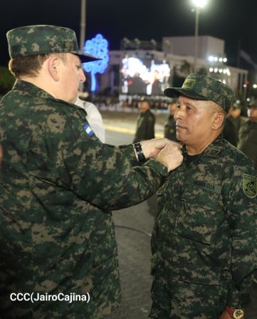 Acto del 47.° aniversario de fundación del Ejército de Nicaragua