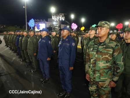 Acto del 47.° aniversario de fundación del Ejército de Nicaragua