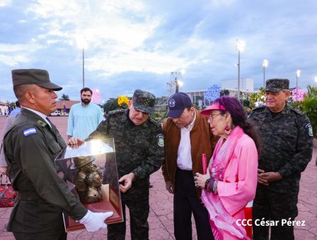 Acto del 47.° aniversario de fundación del Ejército de Nicaragua