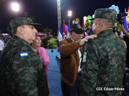 Acto del 47.° aniversario de fundación del Ejército de Nicaragua