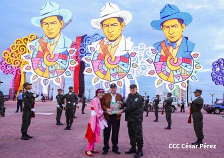 Acto del 47.° aniversario de fundación del Ejército de Nicaragua