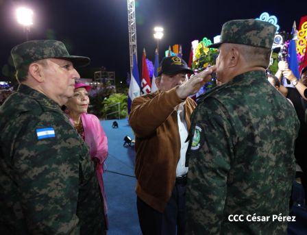 Acto del 47.° aniversario de fundación del Ejército de Nicaragua
