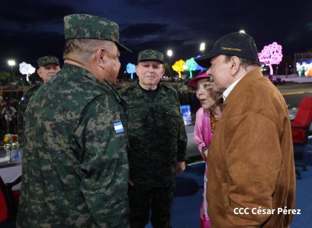 Acto del 47.° aniversario de fundación del Ejército de Nicaragua