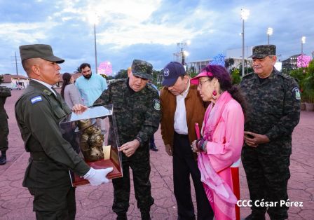 Acto del 47.° aniversario de fundación del Ejército de Nicaragua
