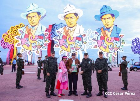 Acto del 47.° aniversario de fundación del Ejército de Nicaragua