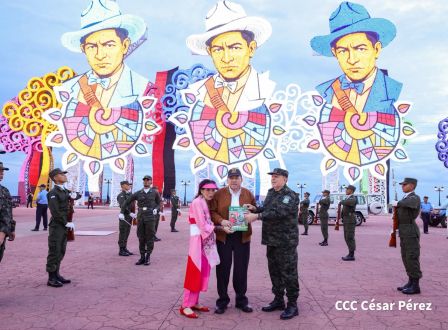 Acto del 47.° aniversario de fundación del Ejército de Nicaragua