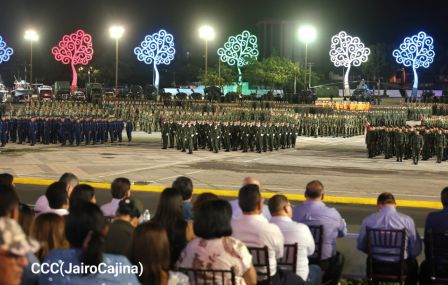 Acto del 47.° aniversario de fundación del Ejército de Nicaragua