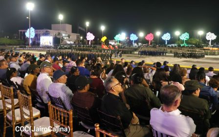 Acto del 47.° aniversario de fundación del Ejército de Nicaragua