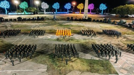 Acto del 47.° aniversario de fundación del Ejército de Nicaragua