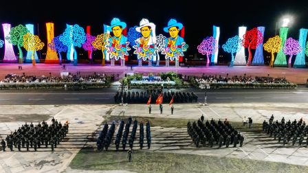 Acto del 47.° aniversario de fundación del Ejército de Nicaragua