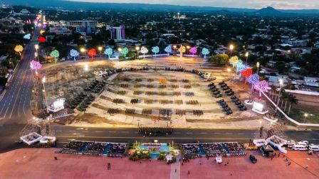 Acto del 47.° aniversario de fundación del Ejército de Nicaragua