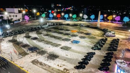Acto del 47.° aniversario de fundación del Ejército de Nicaragua