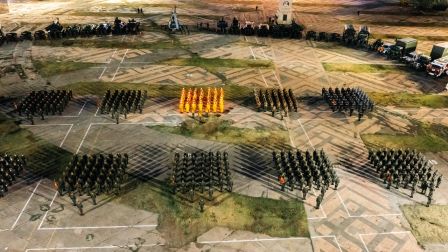 Acto del 47.° aniversario de fundación del Ejército de Nicaragua