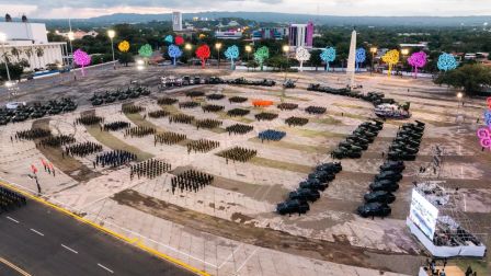 Acto del 47.° aniversario de fundación del Ejército de Nicaragua