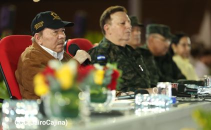 Acto del 47.° aniversario de fundación del Ejército de Nicaragua