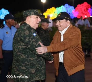 Acto del 47.° aniversario de fundación del Ejército de Nicaragua