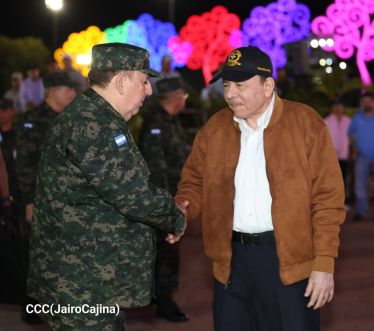 Acto del 47.° aniversario de fundación del Ejército de Nicaragua