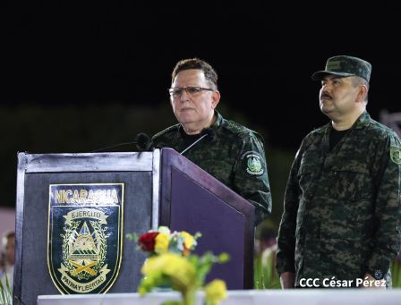 Acto del 47.° aniversario de fundación del Ejército de Nicaragua