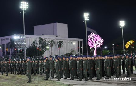 Acto del 47.° aniversario de fundación del Ejército de Nicaragua