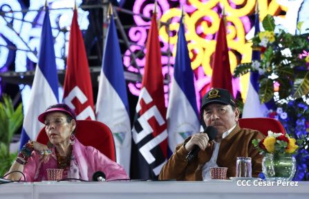 Acto del 47.° aniversario de fundación del Ejército de Nicaragua