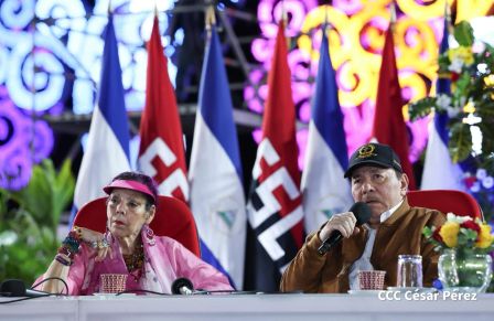 Acto del 47.° aniversario de fundación del Ejército de Nicaragua