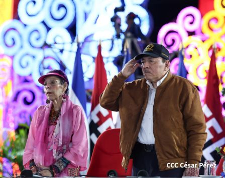 Acto del 47.° aniversario de fundación del Ejército de Nicaragua