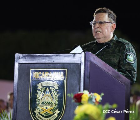 Acto del 47.° aniversario de fundación del Ejército de Nicaragua