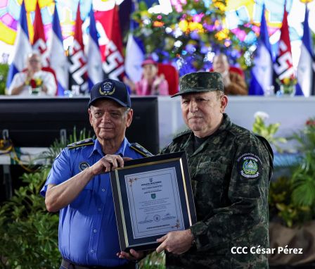 Acto del 47.° aniversario de fundación del Ejército de Nicaragua