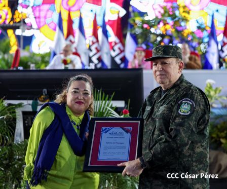Acto del 47.° aniversario de fundación del Ejército de Nicaragua