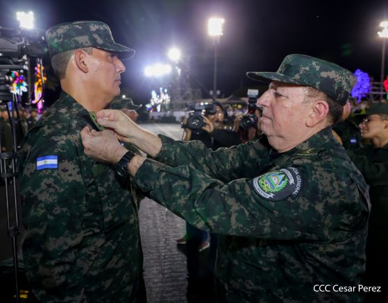 Acto del 47.° aniversario de fundación del Ejército de Nicaragua