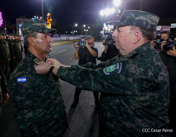 Acto del 47.° aniversario de fundación del Ejército de Nicaragua