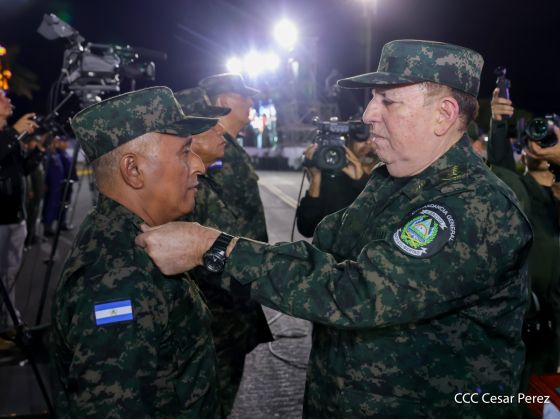 Acto del 47.° aniversario de fundación del Ejército de Nicaragua