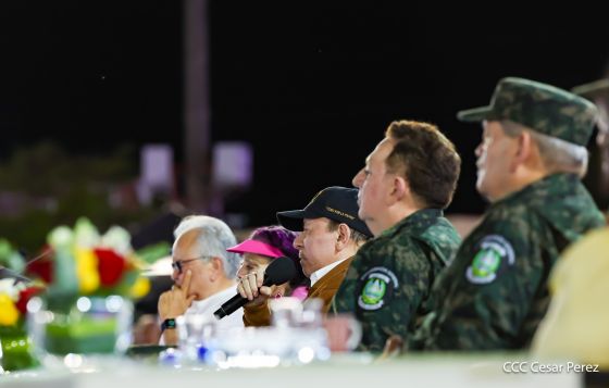 Acto del 47.° aniversario de fundación del Ejército de Nicaragua