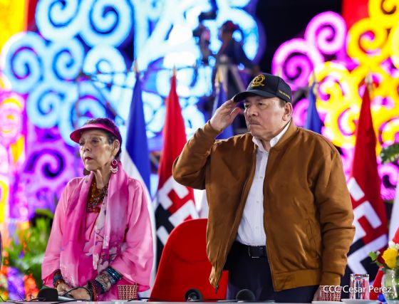 Acto del 47.° aniversario de fundación del Ejército de Nicaragua