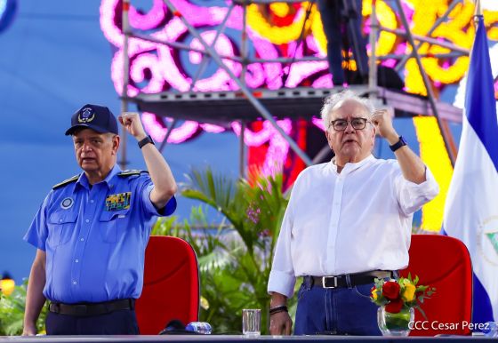 Acto del 47.° aniversario de fundación del Ejército de Nicaragua