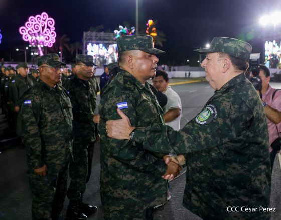 Acto del 47.° aniversario de fundación del Ejército de Nicaragua