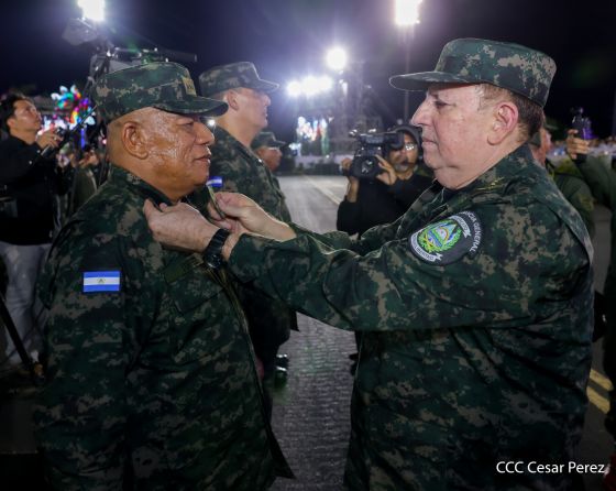 Acto del 47.° aniversario de fundación del Ejército de Nicaragua