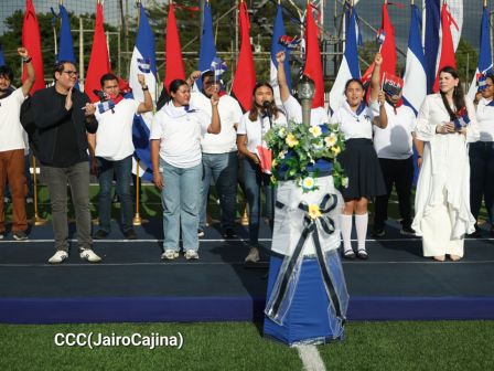 De Juventud Presidente a Juventud Presidente: Acto de recibimiento de la Antorcha Centroamericana en Managua