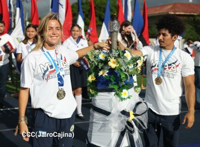 De Juventud Presidente a Juventud Presidente: Acto de recibimiento de la Antorcha Centroamericana en Managua