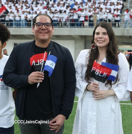 De Juventud Presidente a Juventud Presidente: Acto de recibimiento de la Antorcha Centroamericana en Managua