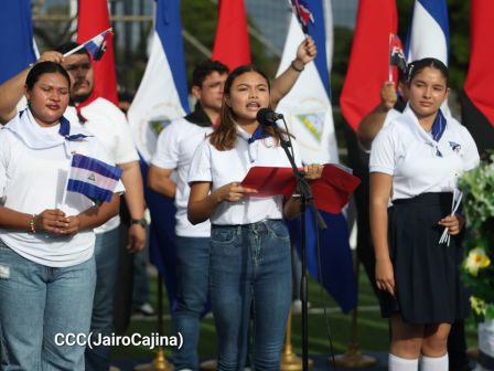 De Juventud Presidente a Juventud Presidente: Acto de recibimiento de la Antorcha Centroamericana en Managua